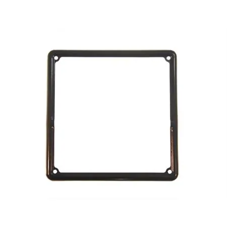 Cornice per targa grande europea da 177 mm in metallo verniciato di nero (CIF), ricambio 3277-NT