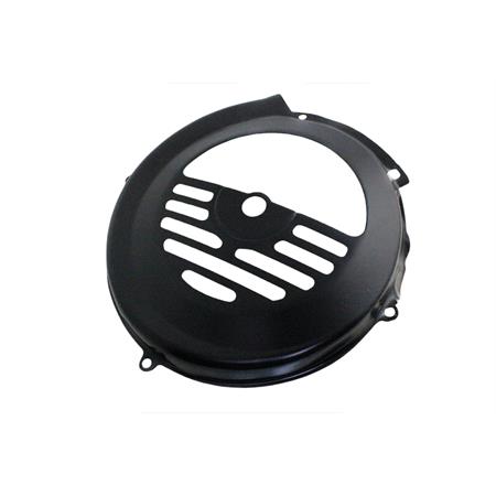 Copriventola in ferro verniciato colore nero per Piaggio vespa 50, 125 et3, 125 primavera (CIF), ricambio 5093-N
