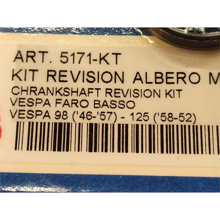 Kit revisione albero motore vespa 98, ricambio 5171-KT