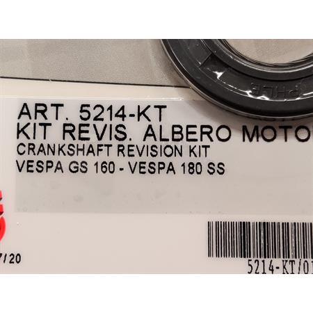 Kit revisione albero motore vespa gs 160, ricambio 5214-KT