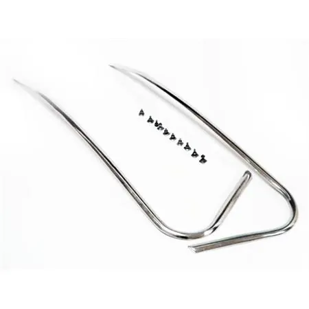 Kit fregi in alluminio per cofani posteriore Vespa 1 (CIF), ricambio 5261
