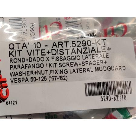Kit vite+distanziale+rondelle+dado per f, ricambio 5290-KT