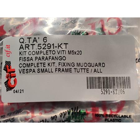 Kit viti completo m5  (laterale+superior, ricambio 5291-KT