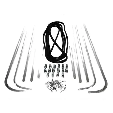 Serie base strisce pedana (8 e 2pz) Vespa 125 (CIF), ricambio 5372-KB