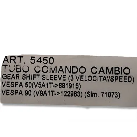 5450 Tubo comando cambio Vespa 50 3 velocita (CIF)
