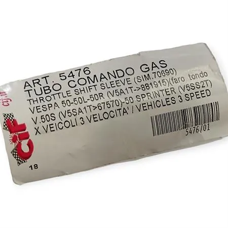 5476 Tubo comando gas vespa 50-l-r-vespa 90 3