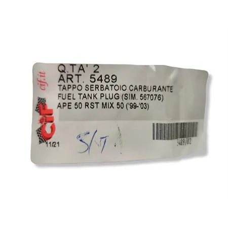 5489 Tappo serbatoio carburante  ape 50 rst m