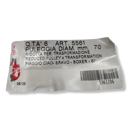 5561 Puleggia posteriore Ciao senza variatore (CIF)
