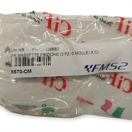 Serie massette frizione (3 pezzi + 3 molle) per motorino Ciao, Si, Bravo e Grillo, ricambio 5570-CM