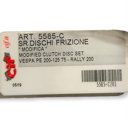 dischi frizione modifica a 4 dischi sughero per PX200e-Rally (CIF), ricambio 5585-C