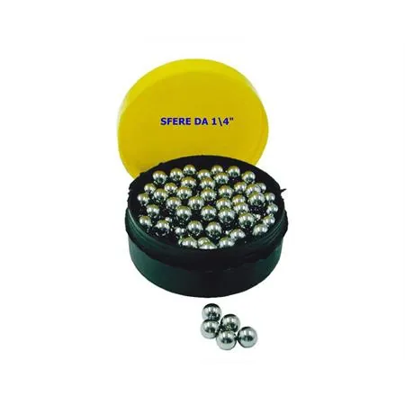 Sfera 1/4 pollici confezione 100 pz. (mm.6,3)