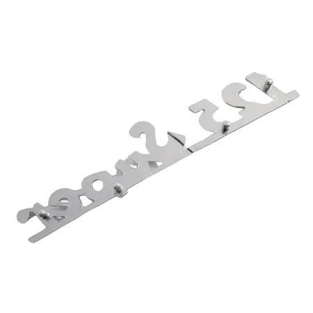 5725-P125 P125-targhetta 125 super  traforata posteriore Vespa (CIF)