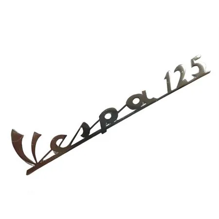 5734 Targhetta Vespa 125 traforata per scudo anteriore Primavera (CIF)