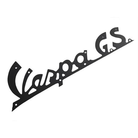 Targhetta Vespa g.s.  per scudo anteriore Vespa gs (CIF), ricambio 5743