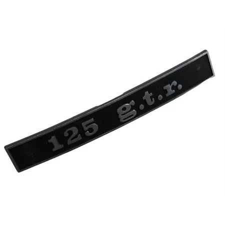 5760 Targhetta 125 g.t.r.  per parte posteriore Vespa (CIF)