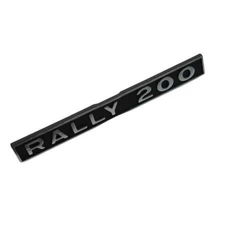 5767 Targhetta scritta Rally 200 posteriore per Vespa Rally 200  sim.152515 (CIF)