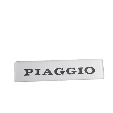 Targhetta Piaggio resinata adesiva x serbatoio benzina Ciao e si (CIF), ricambio 5780-R