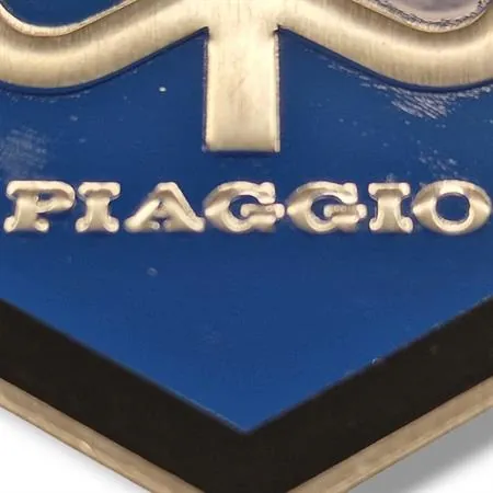 Scudetto Piaggio adesivo grande esagono (CIF), ricambio 5781