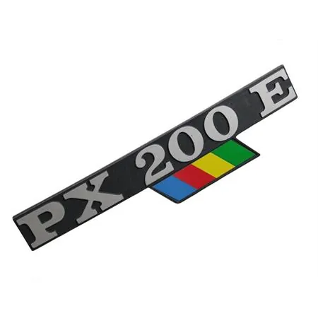 5792 Targhetta PX 200 e  c-bandierina per cofano l (CIF)