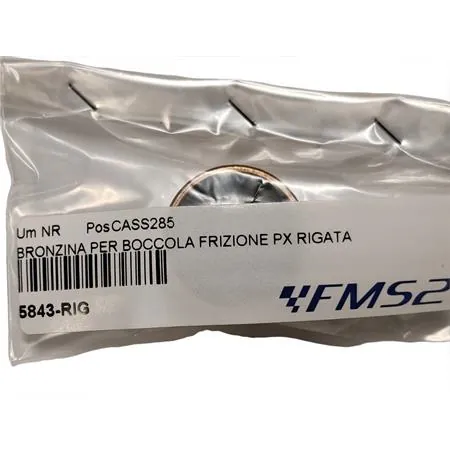 5843-RIG Bronzina CIF modificata con rigatura per canalizzazione olio da montare sul boccolo centrale gruppo frizione Piaggio Vespa PX, Vespa old model e LML 2 tempi con cilindrata 125, 150, 180 e 200 cc 2 tempi