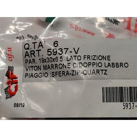 Paraolio viton Piaggio lato variatore (CIF), ricambio 5937-V