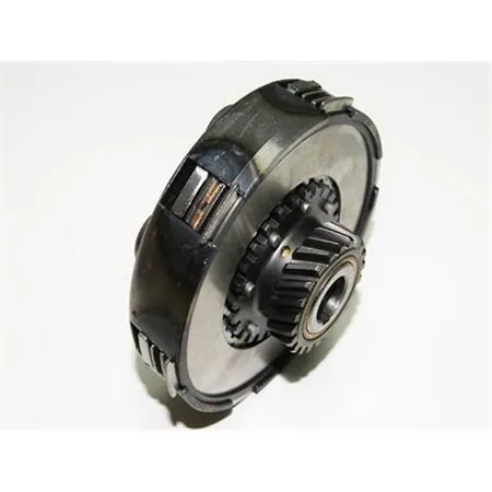 Gruppo frizione completo già assemblato con dischi frizione e molle versione originale per Piaggio Vespa PX 125 e 150 cc 1° serie con pignone da 22 denti (CIF), ricambio 5977