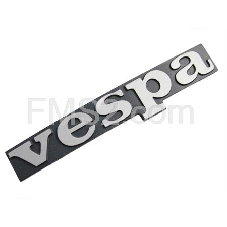 Targhetta scritta Vespa PX arcobaleno - satinata per scudo anteriore (CIF), ricambio 6101-S