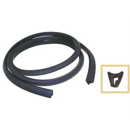Profilo bauletto in gomma di colore nera per bauletto Vespa PX pe tutte le versioni ed adattabile al bauletto in ferro faco per Vespa 50-125 prim