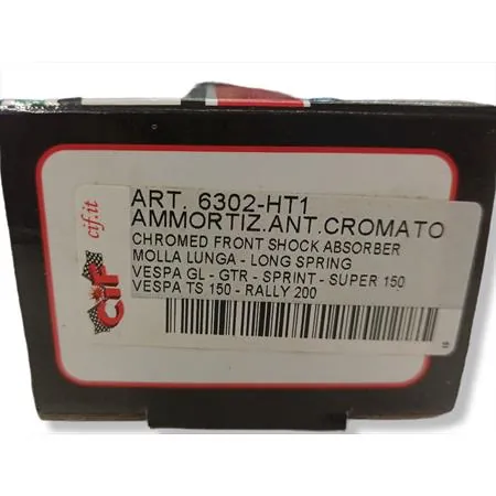 Ammortizzatore anteriore Carbone hi-tech cromato, ricambio 6302-HT1