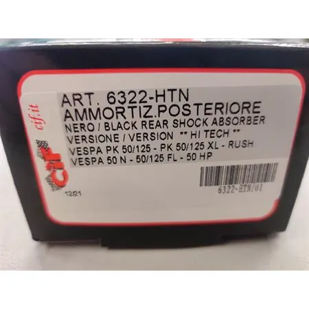 Ammortizzatore posteriore carbone  hi t, ricambio 6322-HTN