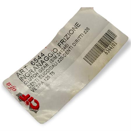 Ingranaggio frizione vespa cosa 1-2  200, ricambio 6543