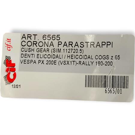 Corona parastrappi denti elicoidali z65, ricambio 6565