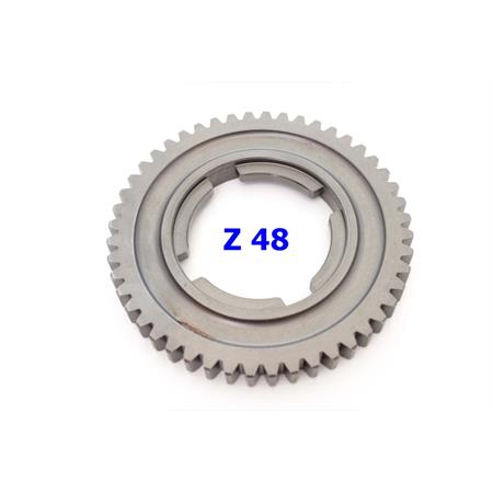 Ingranaggio cambio 3° velocita' z 48 con denti passo fine per vespa PX 125 e 150 e vespa VLB1T e VNL1T, ricambio 6583