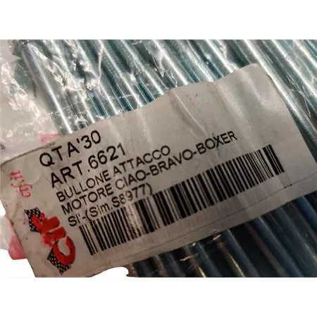 Vite per fissare il motore al telaio 6 x 120 mm per Ciao Piaggio (CIF), ricambio 6621