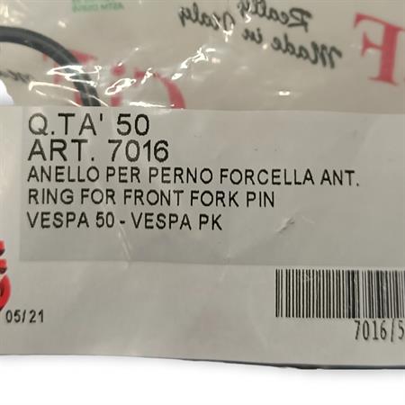 Anello o-ring 362 (28,24x2,6) x perno sospensione anteriore Vespa 50-125 (CIF), ricambio 7016