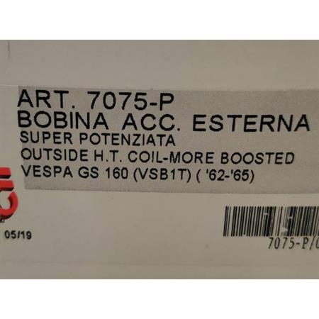 Bobina accensione esterna super potenzia, ricambio 7075-P