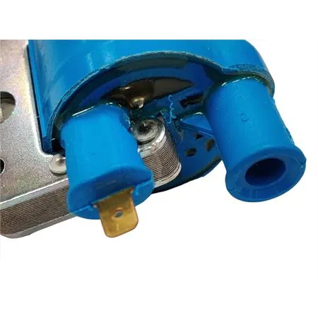 Bobina A.T. alta tensione esterna Eledro Klitz originale Piaggio by Cif per applicazione su ciclomotori e vespa Piaggio, ricambio 7142-OR