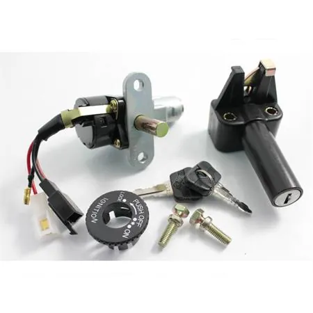 Kit serrature cif composte da blocchetto avviamento e serratura sella per scooter 50 MBK Booster Spirit e Yamaha orginal BW'S, ricambio 7278-K2