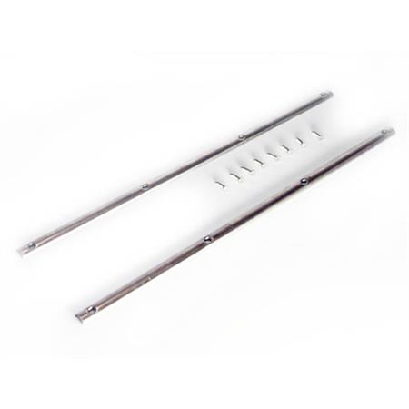 Coppia listelli inox fissa tappetino Vespa p (CIF), ricambio 7428-LI