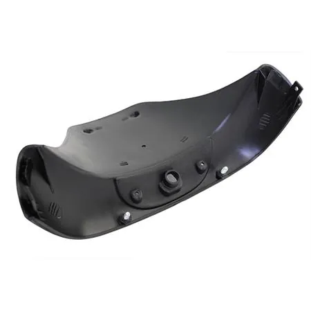 7642 Paraspruzzi parafango porta targa posteriore in plastica nera per piaggio vespa et2 e et4 50-125-150
