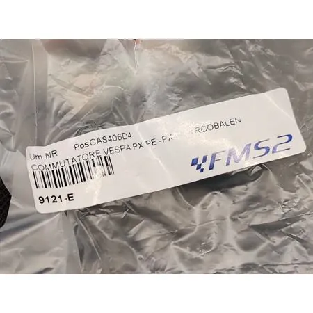 9121-E Blocchetto chiave accensione Vespa 125 Primavera ET3, Vespa PX 125-150-200 1° serie (CIF)