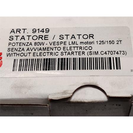 Statore potenza 80w vespa lml motori 125, ricambio 9149