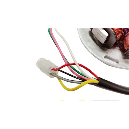 Statore completo a 7 fili per vespa PX e PXE 125, 150, 200 con avviamento elettrico, ricambio 9165