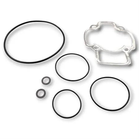 Serie guarnizioni motore CIF per scooter Piaggio e Gilera 50 cc raffreddati ad aria Sfera, Free, Et2, Typhoon, Stalker, Easy Moving, Zip, Zip Fast Rider, Ice, Typhoon X e Xr, Nrg, Extreme, Mc2 e Mc3, ricambio 9385