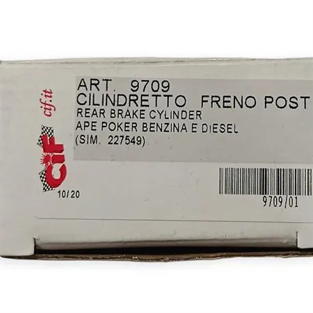 Cilindretto freno posteriore Ape poker (CIF), ricambio 9709