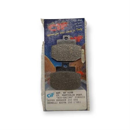 pastiglie  freno CIF (pasticche), posteriori per Benelli adiva 1502000 Piaggio, ricambio BP0298