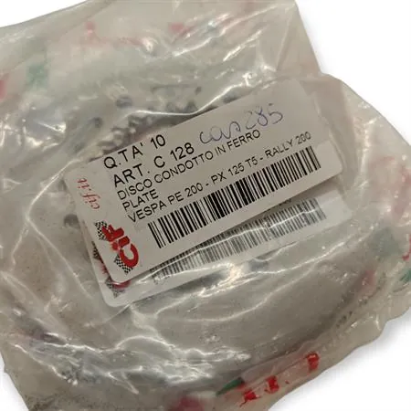 C00128 Disco in acciaio blu per gruppi frizione