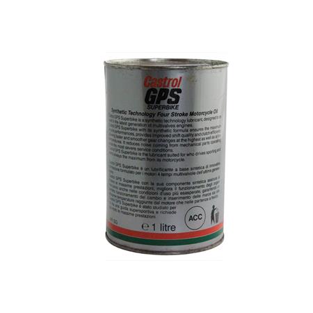 Olio Castrol GPS superbike, confezione da 1 litro, ricambio 002859