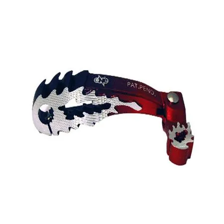 Pedale leva messa in moto fire  rosso-nero Piaggio (One Italia), ricambio 77090559