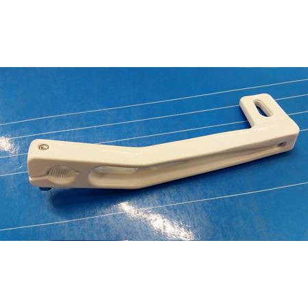 Pedale leva messa in moto in alluminio modello dakota bianca per scooter con motore minarelli aria e liquido, ricambio 77090573